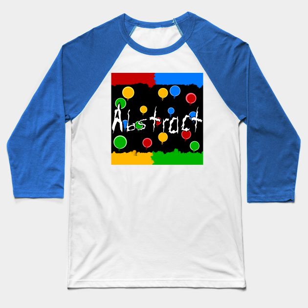 Abstract by Orchid 622 Baseball T-Shirt by Orchid's Art